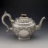 1890 British antique silver plate teapot by George Cutts